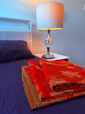 Traditional Luxury Hand Embroidered Cotton Nakshi Kantha Quilt (#PA04302600007)