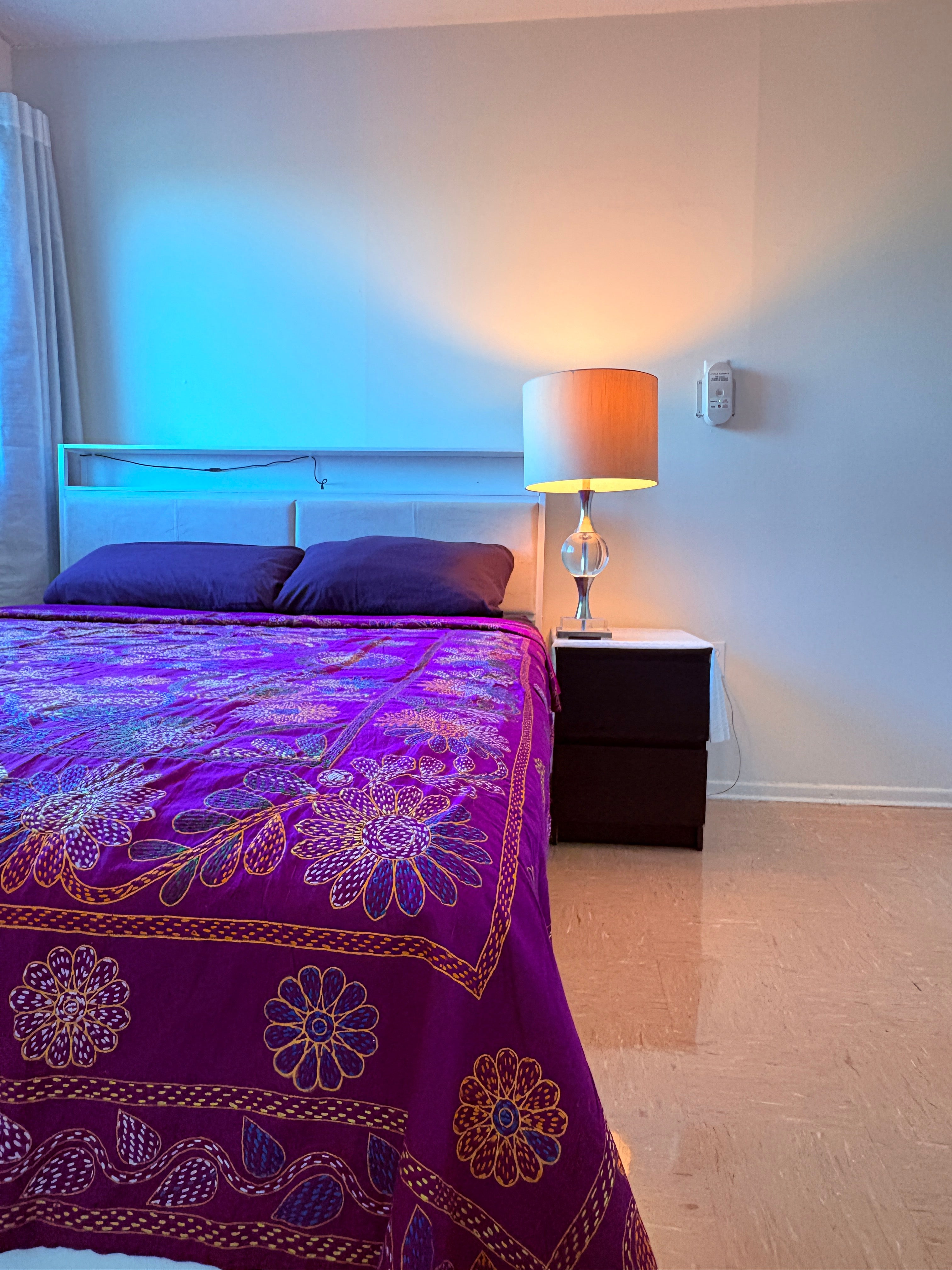 Traditional Luxury Hand Embroidered Cotton Nakshi Kantha Quilt (#PA04302600002)